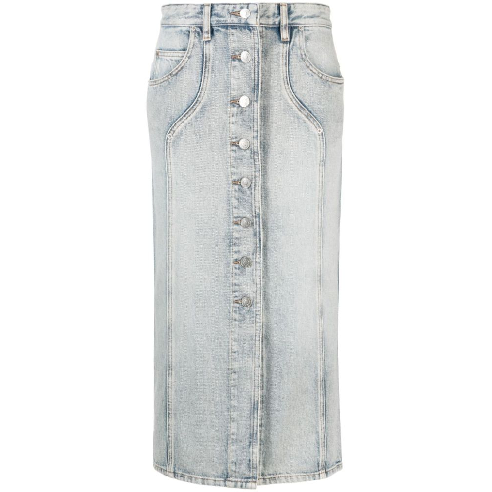 'Vandy Midi' Denim-Rock für Damen