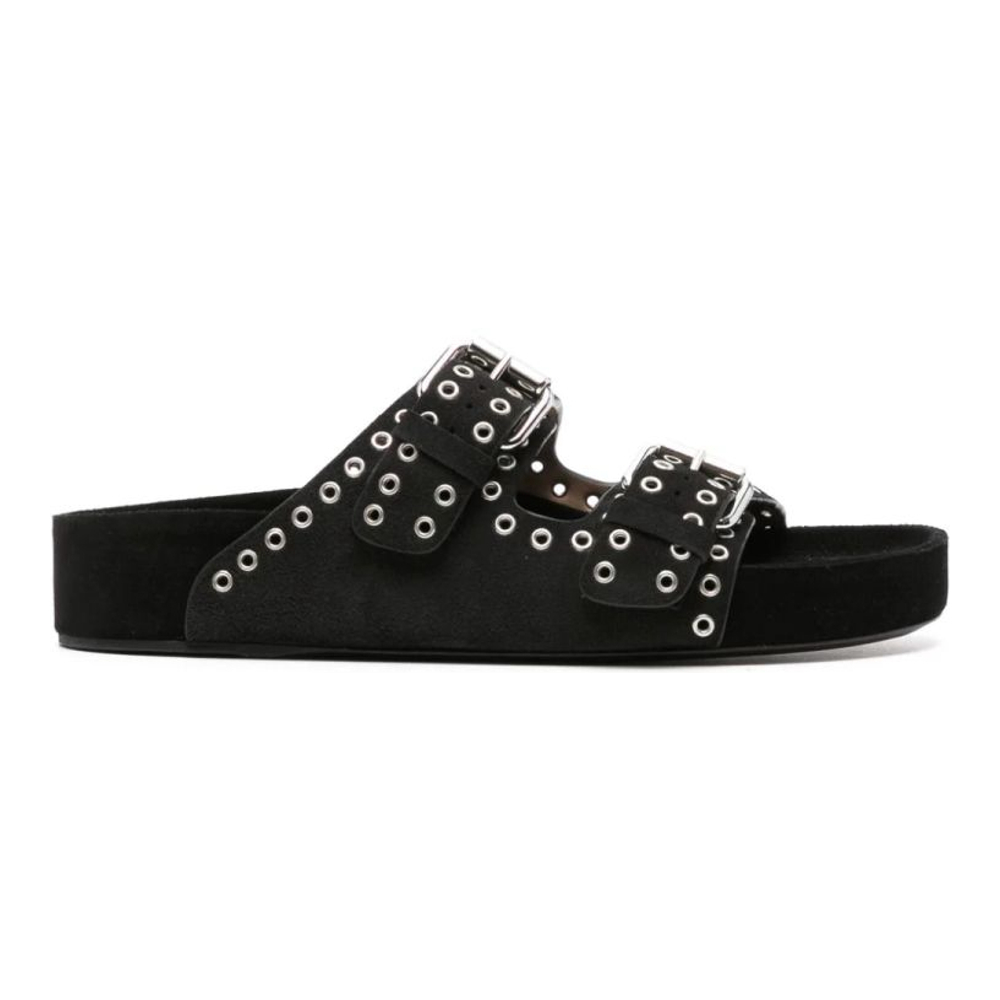 Sandales plates 'Lennyo Eyelet Embellished' pour Femmes