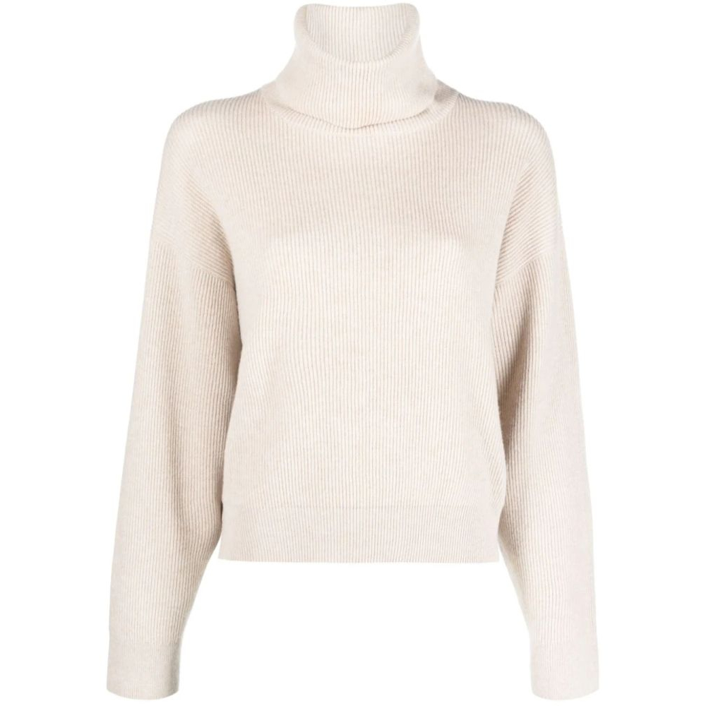 Pull à col roulé 'Ribbed Knit' pour Femmes