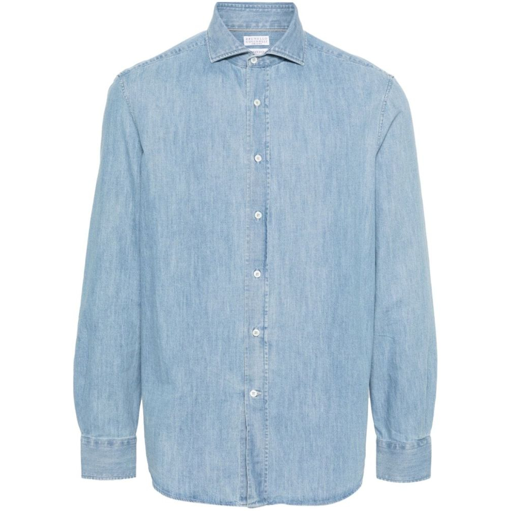 Men's 'Spread Collar' Denim Shirt