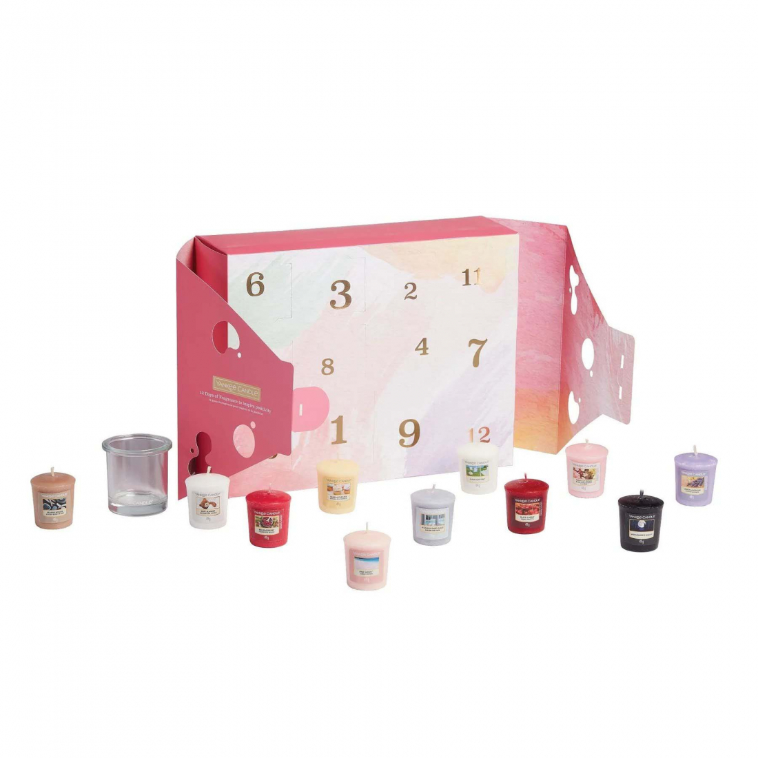 Set de bougies '12 Days Of Fragrance To Inspire Positivity' - 12 Pièces