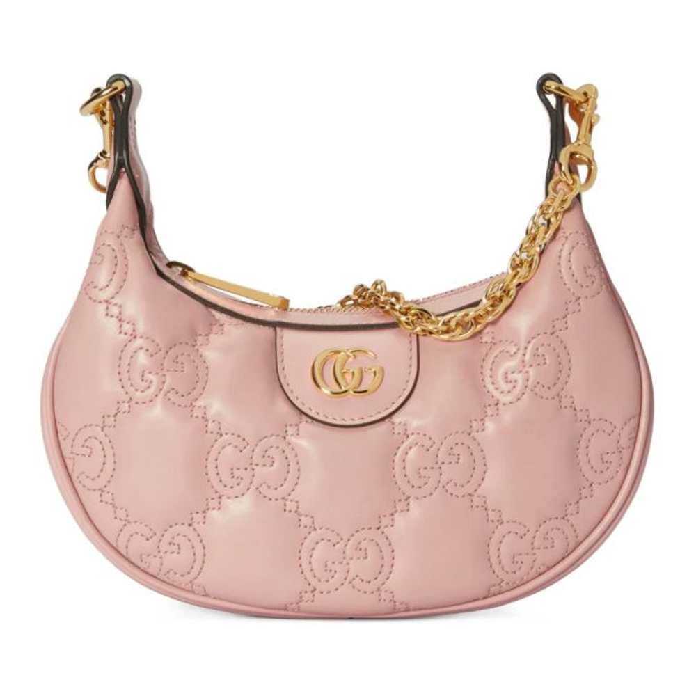 Women's 'GG Matelassé Half-Moon' Shoulder Bag