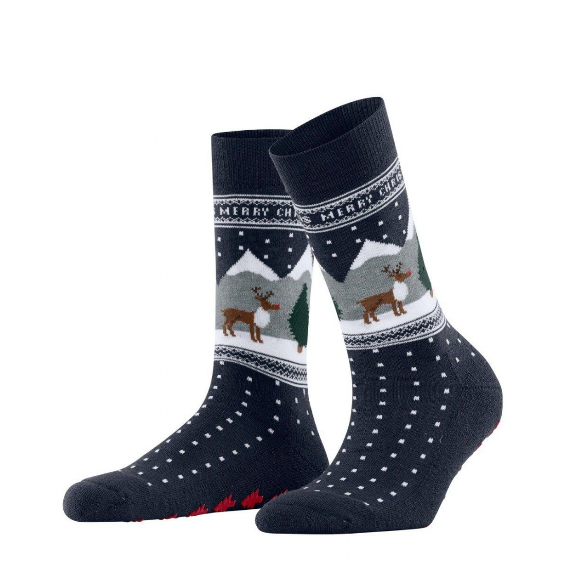 'White X-Mas' Socken für Damen