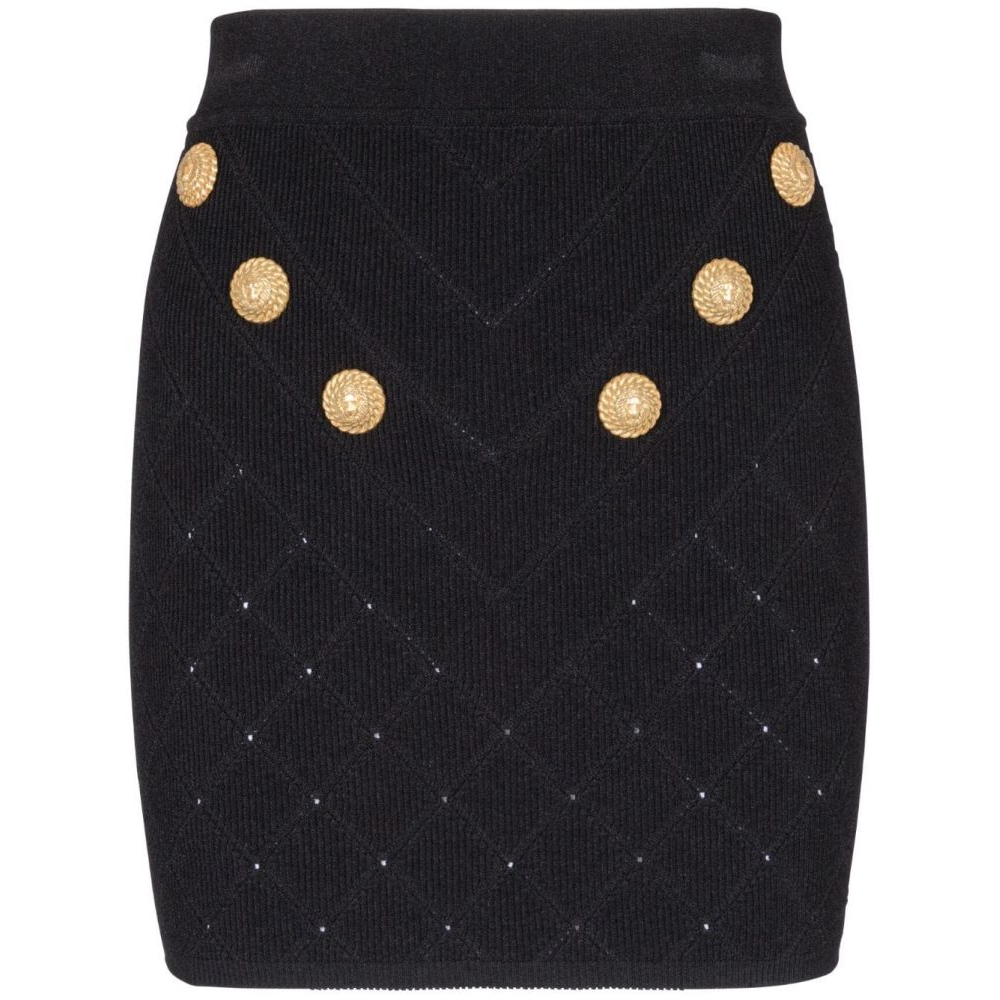 Women's '6-Button' Mini Skirt