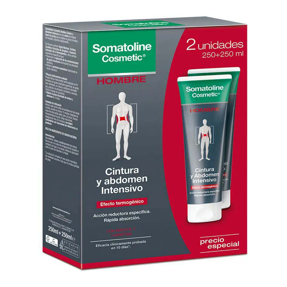 'Thermogenic Man Intensive Waist & Abdomen' Slimming Gel - 250 ml, 2 Pieces