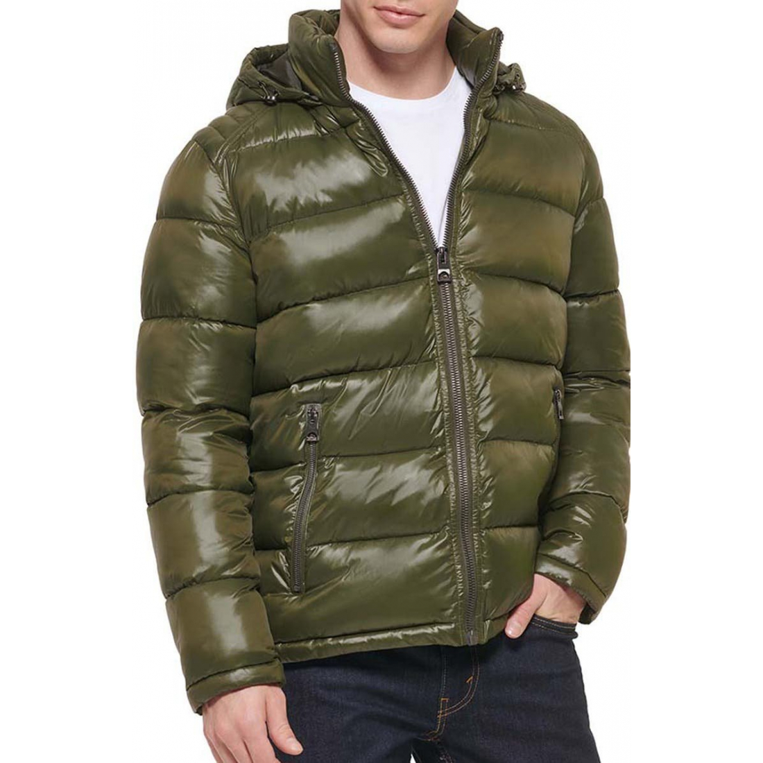 Veste matelassée 'Hooded Solid' pour Hommes