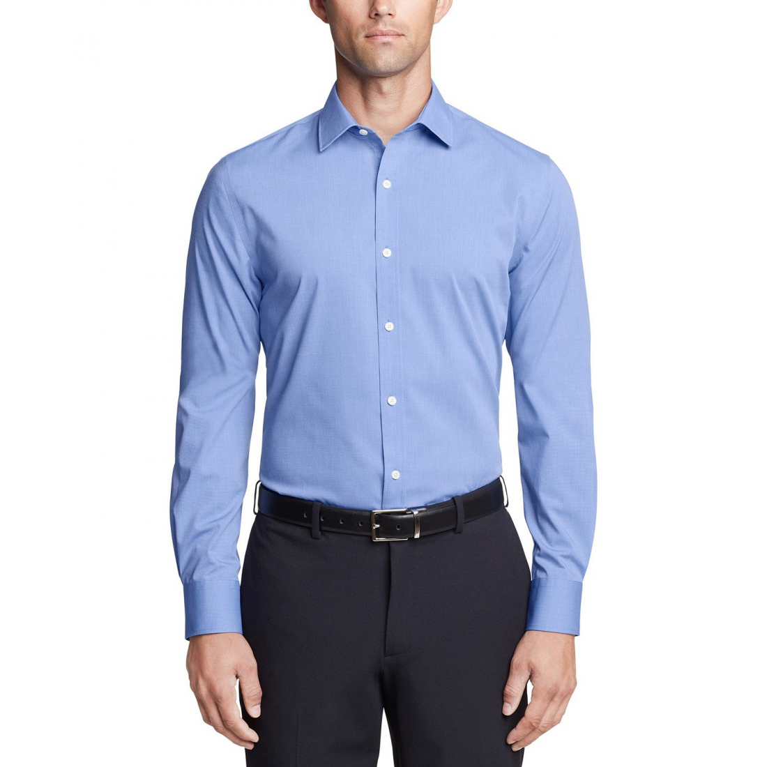 'TH Flex Essentials Wrinkle-Resistant Stretch Slim-Fit Dress Shir' für Herren