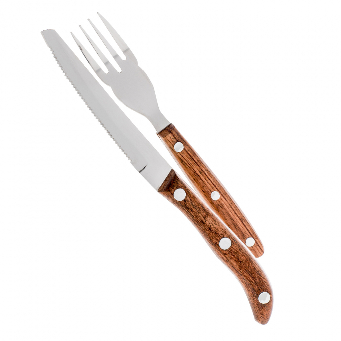 Set 2 People Steak Knife And Fork