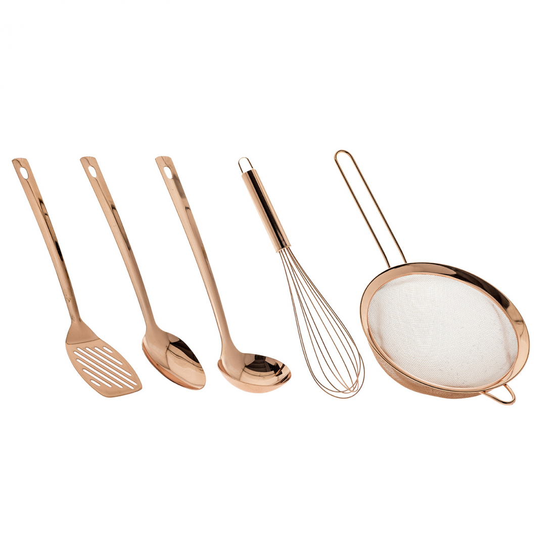 Set 4 Cooking Ladles And Strainer