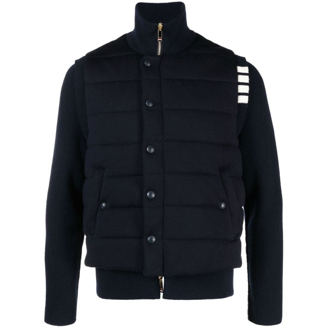 Men's 'Stripe-Detail' Padded Jacket