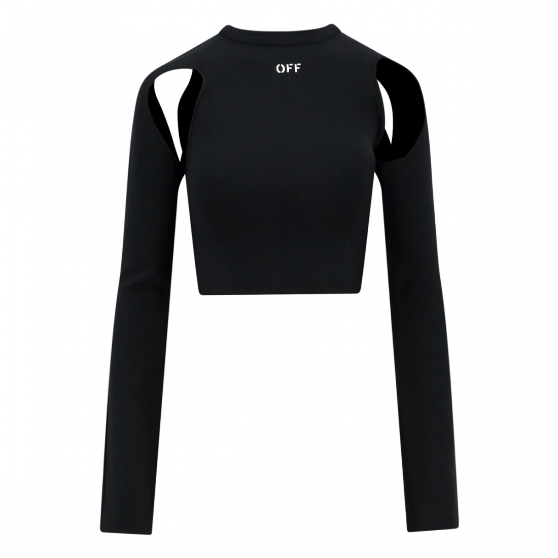 Women's 'Logo-Stamp Cut-Out' Long Sleeve top