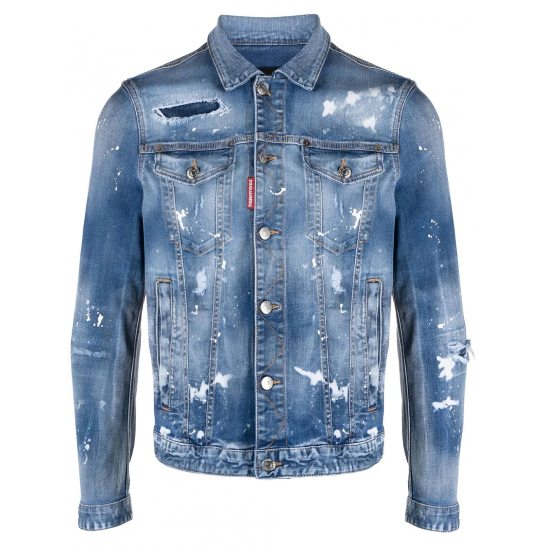 Veste en jeans 'Dan Distressed' pour Hommes