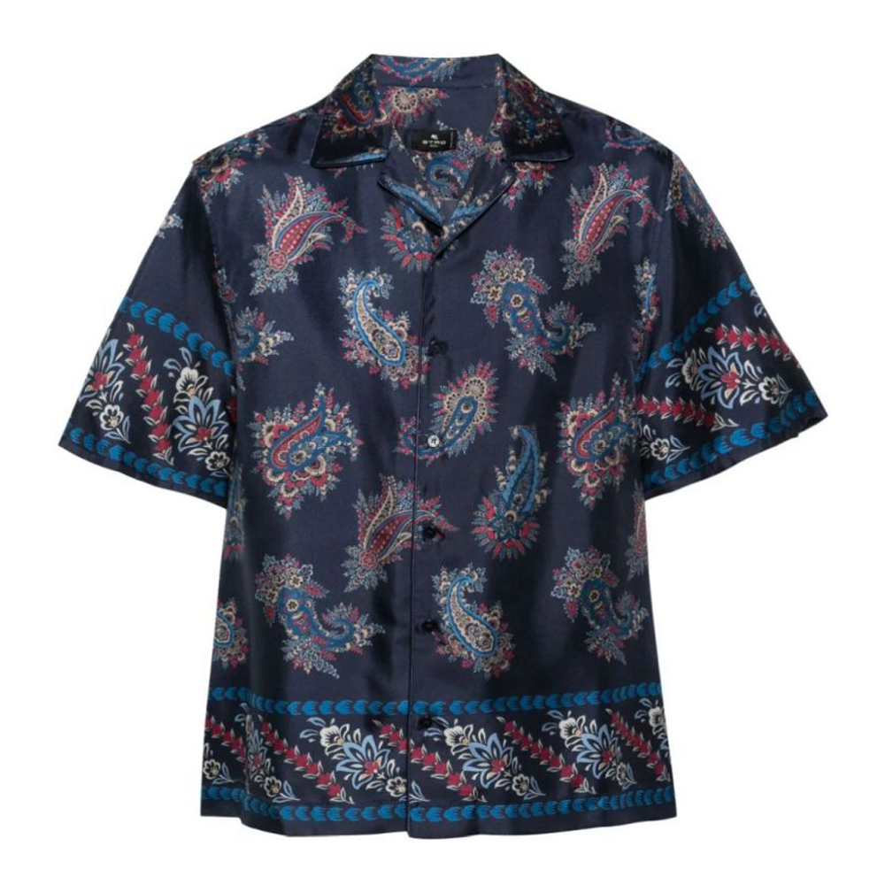 Chemise à manches courtes 'Paisley' pour Hommes