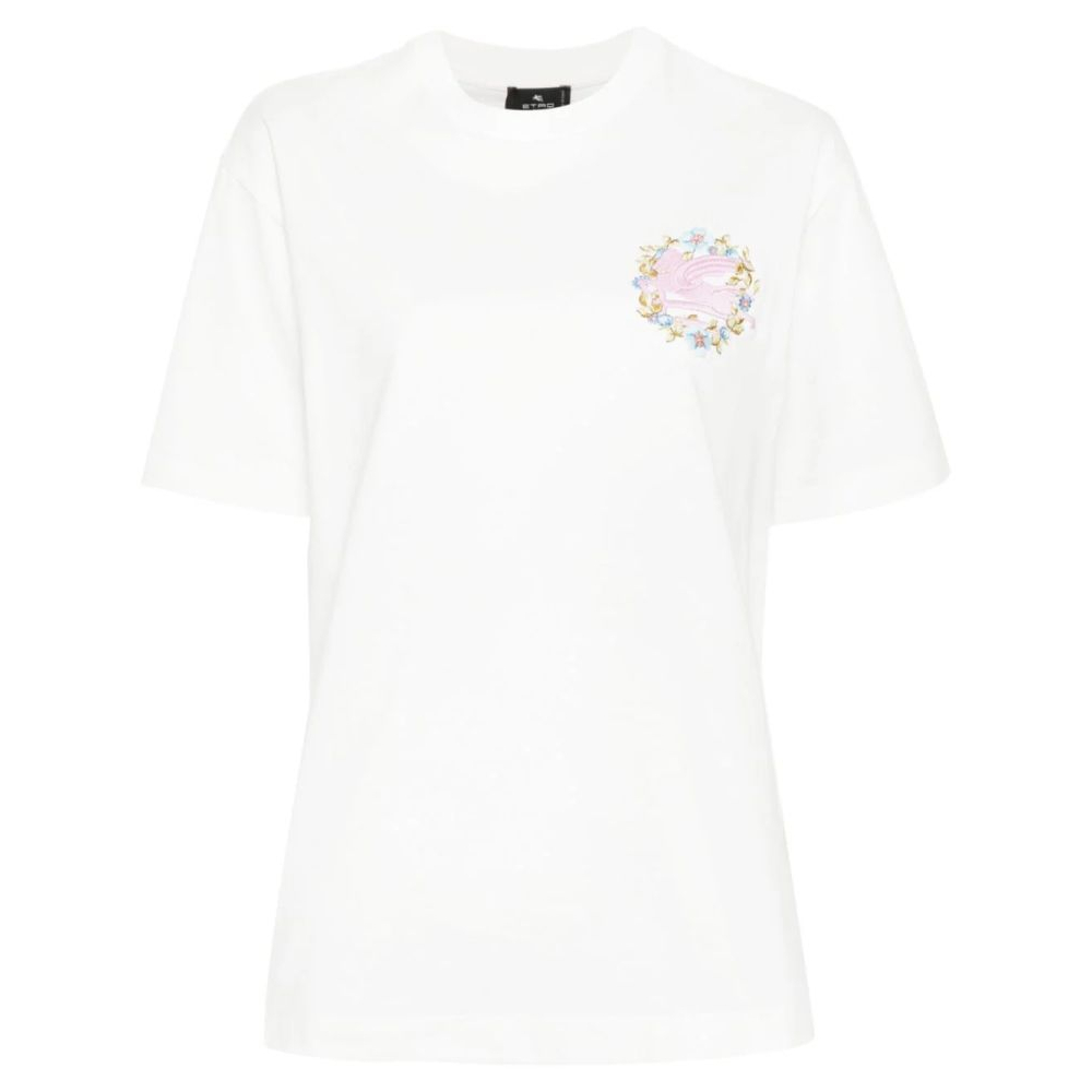 T-shirt 'Logo-Embroidered' pour Femmes