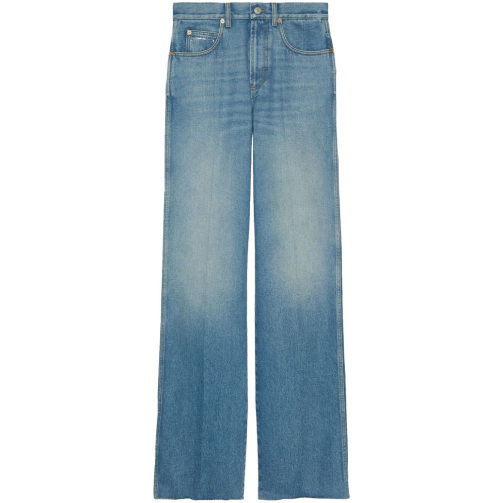 'Horsebit' Jeans für Damen