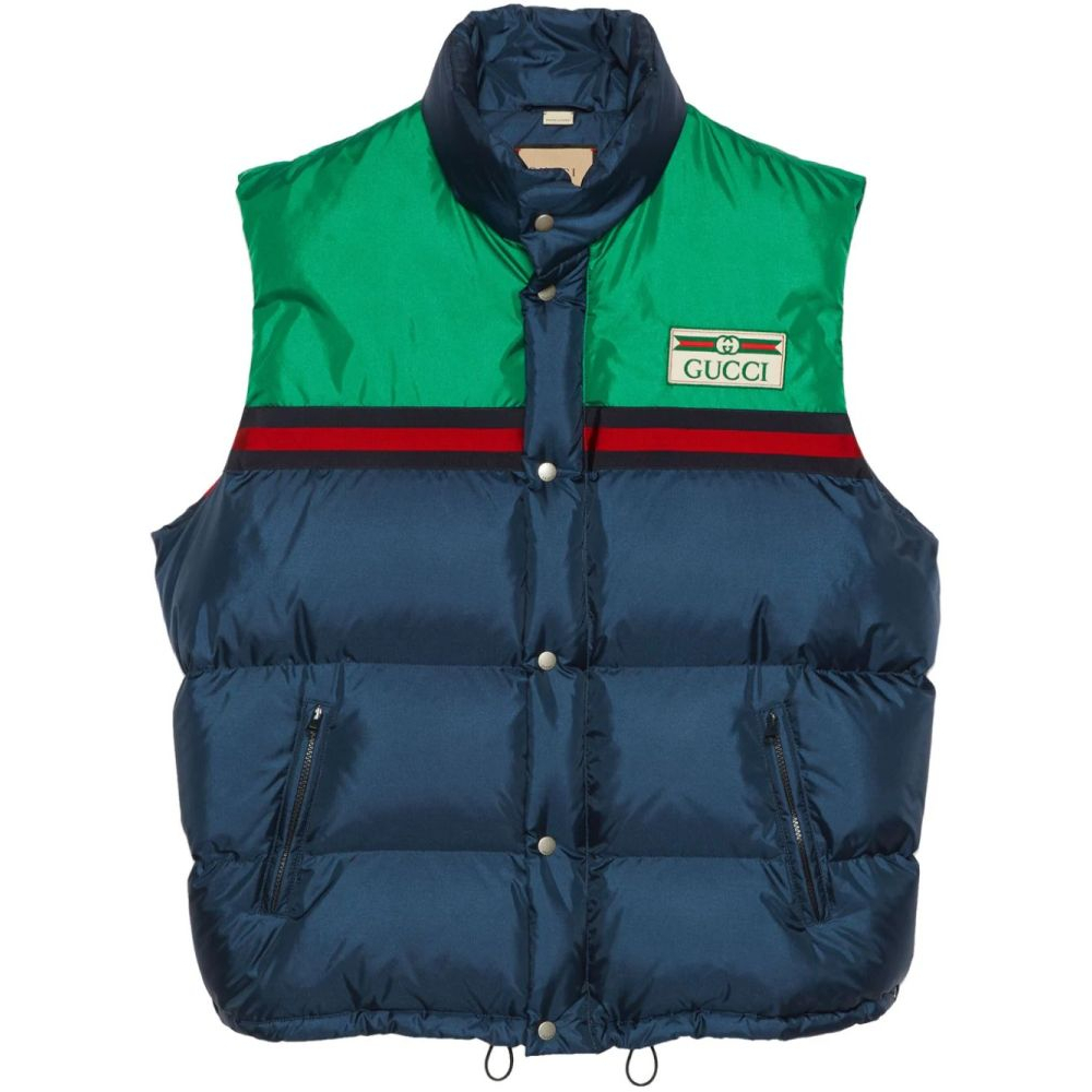 Men's 'Logo Appliqué Padded' Vest