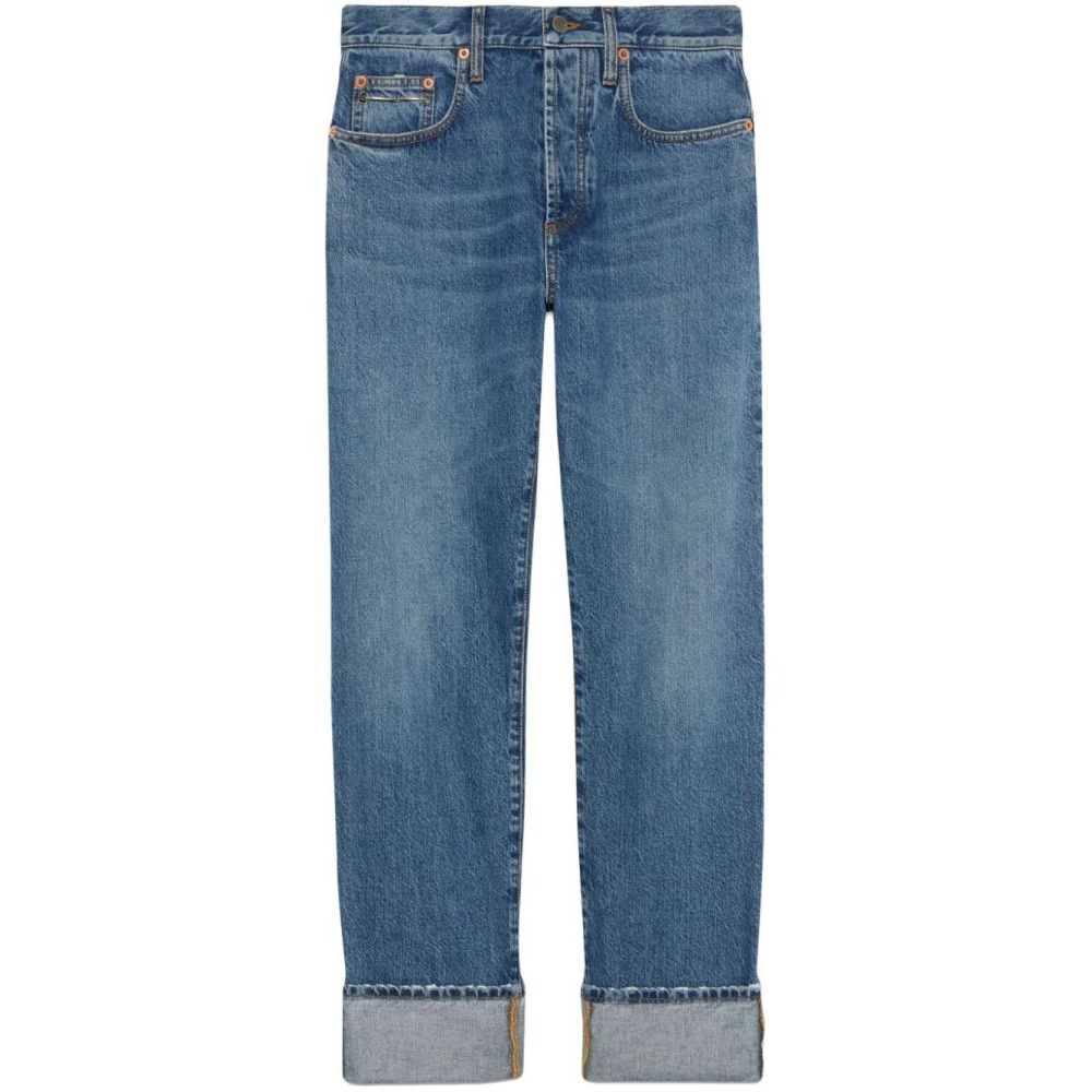 'Horsebit' Jeans für Damen