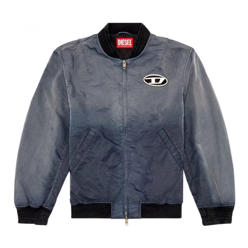 Men's 'J-Kepes Logo-Plaque' Bomber Jacket