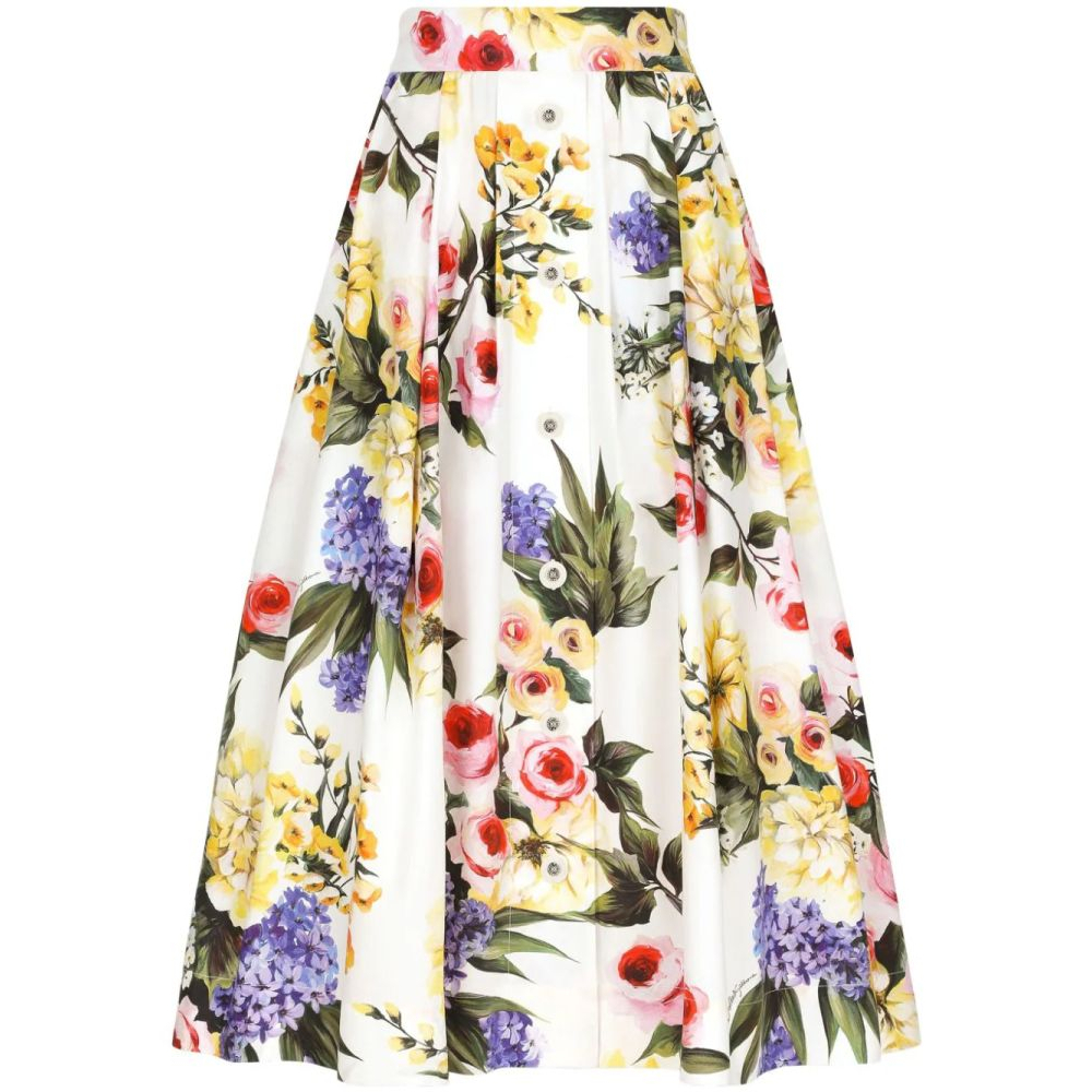 Women's 'Floral' Midi Skirt