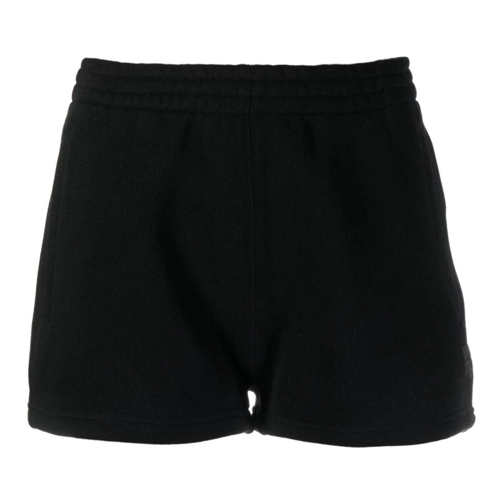 Short en coton 'Logo-Embossed' pour Femmes