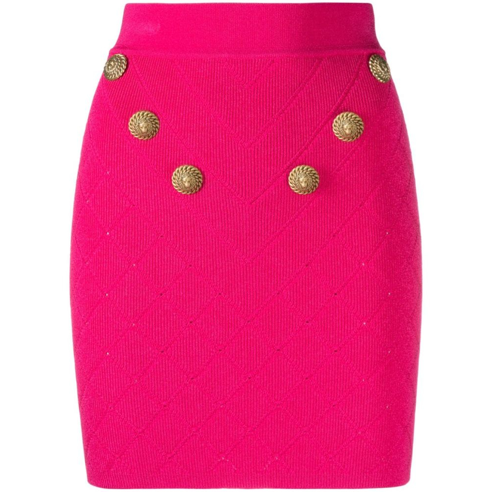 Women's '6-Buttons' Mini Skirt