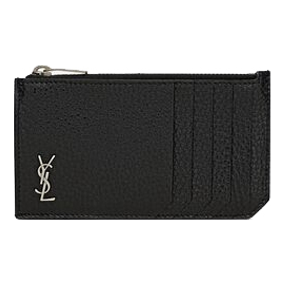 Men's 'Tiny Cassandre Fragments Zipped' Card case