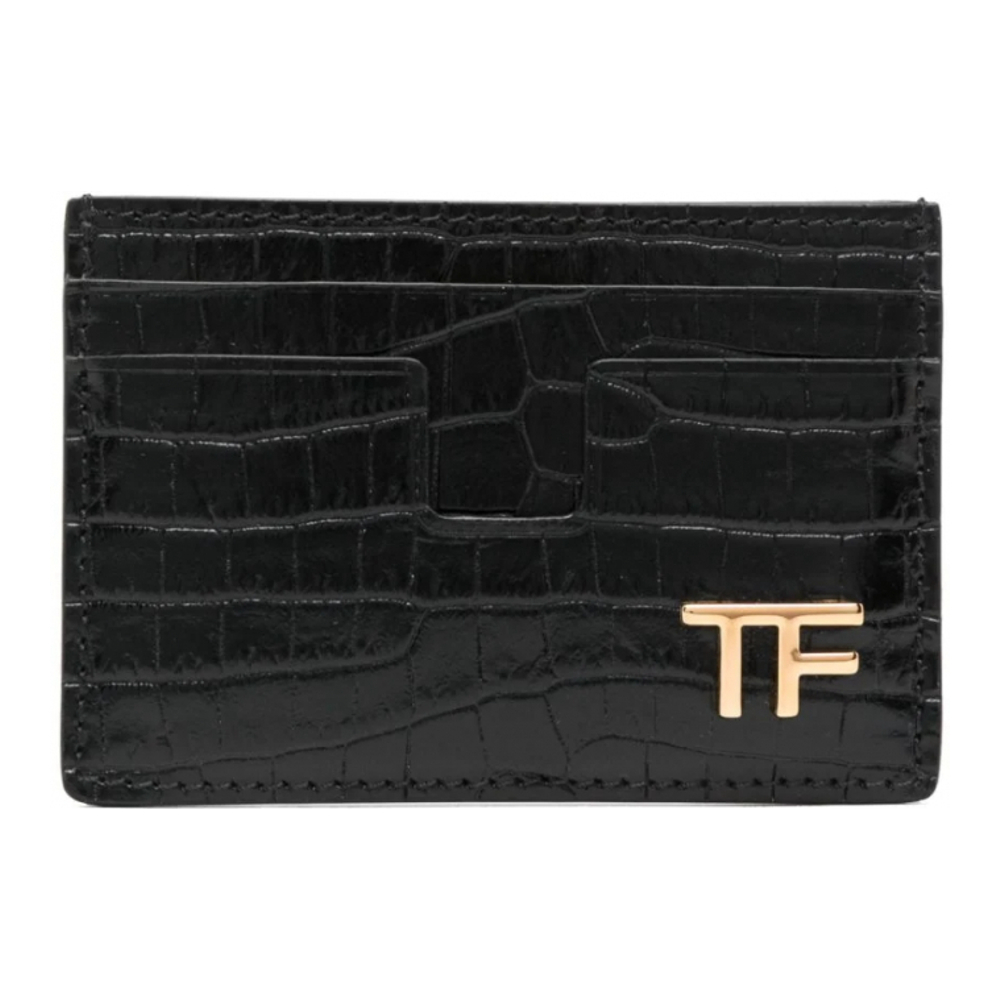 Men's 'Logo-Plaque' Card Holder