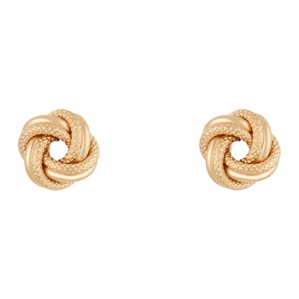 Boucles d'oreilles 'Noeud Torsadé' pour Femmes