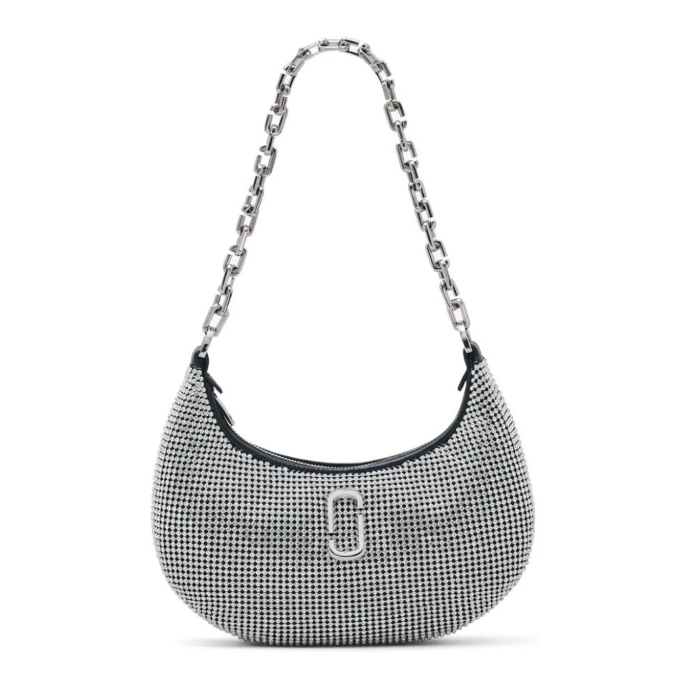 'The Rhinestone Small Curve' Schultertasche für Damen