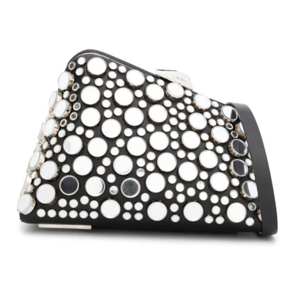 Women's 'Midnight Stud-Embellished' Clutch Bag