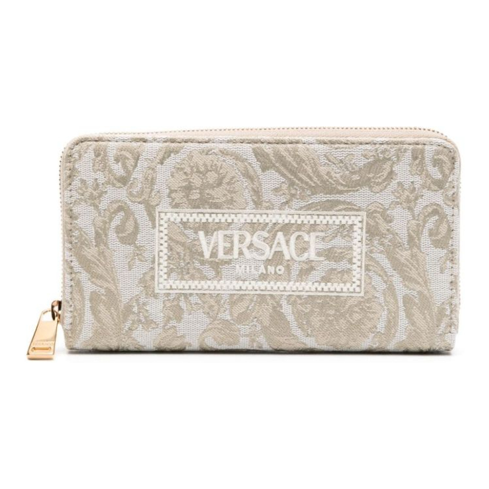 Women's 'Embroidered-Logo' Wallet