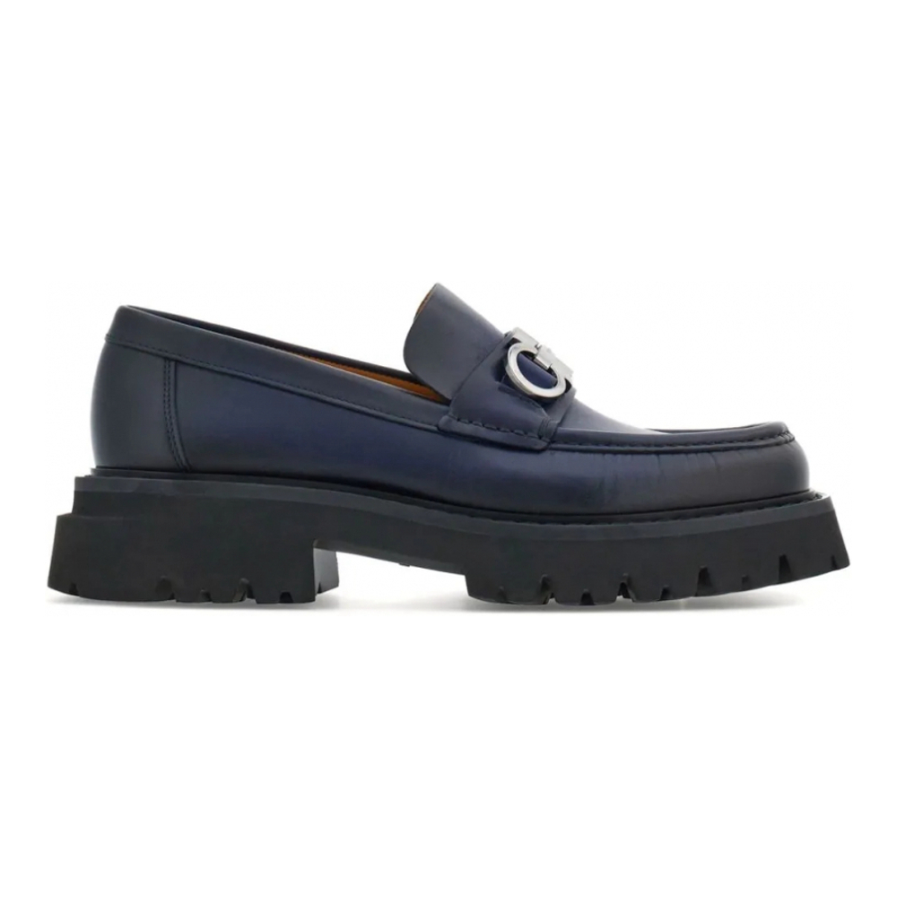 Men's 'Gancini-Plaque' Loafers