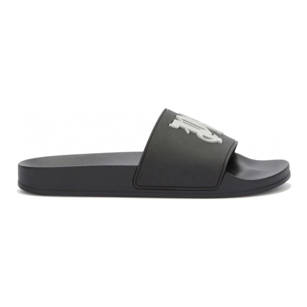 Men's 'Monogram-Embossed' Slides