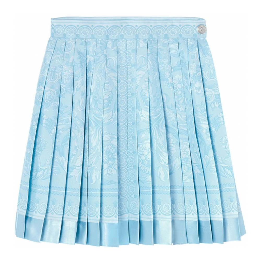 Women's 'Barocco Pleated' Mini Skirt