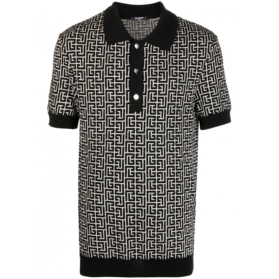 Men's 'Monogram Pattern' Polo Shirt