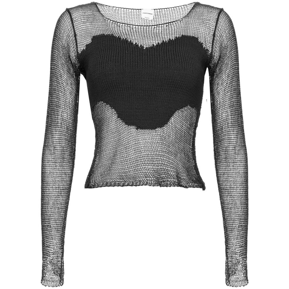 'Sheer Open' Pullover für Damen