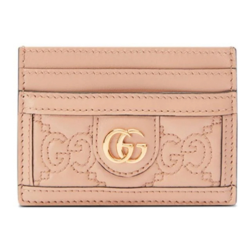 Women's 'Gg-Logo Matelassé-Effect' Card case