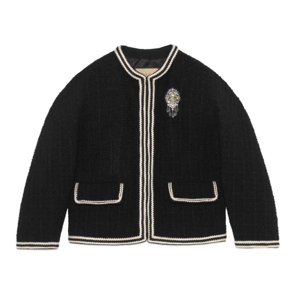 Women's 'Brooch Tweed' Jacket