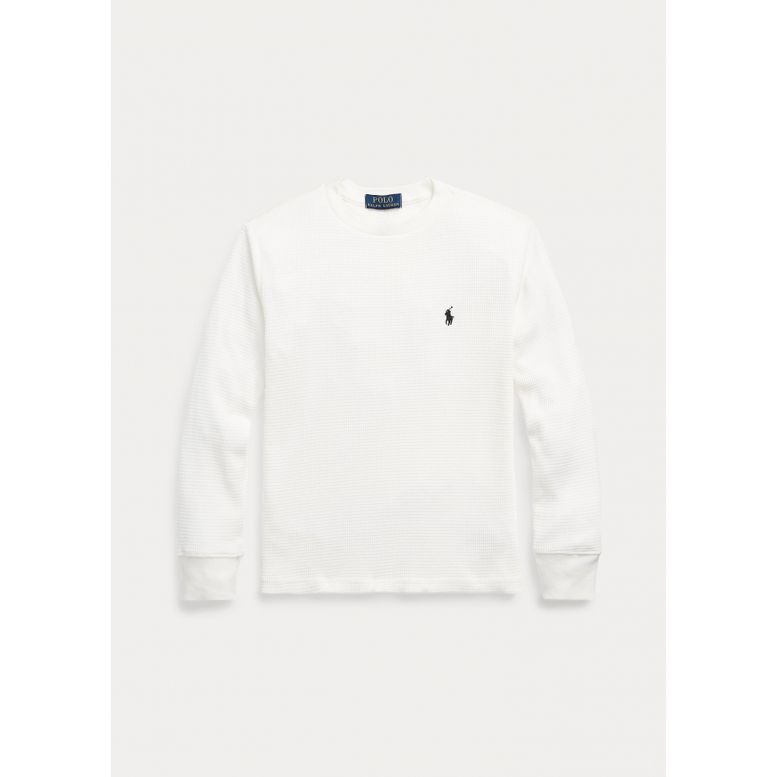 Big Boy's 'Waffle-Knit Cotton Long-Sleeve Tee'