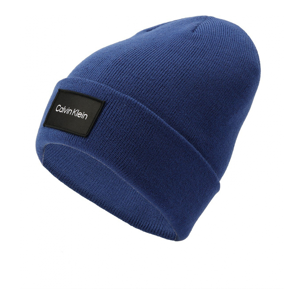 'Woven Logo Patch Beanie' pour Hommes