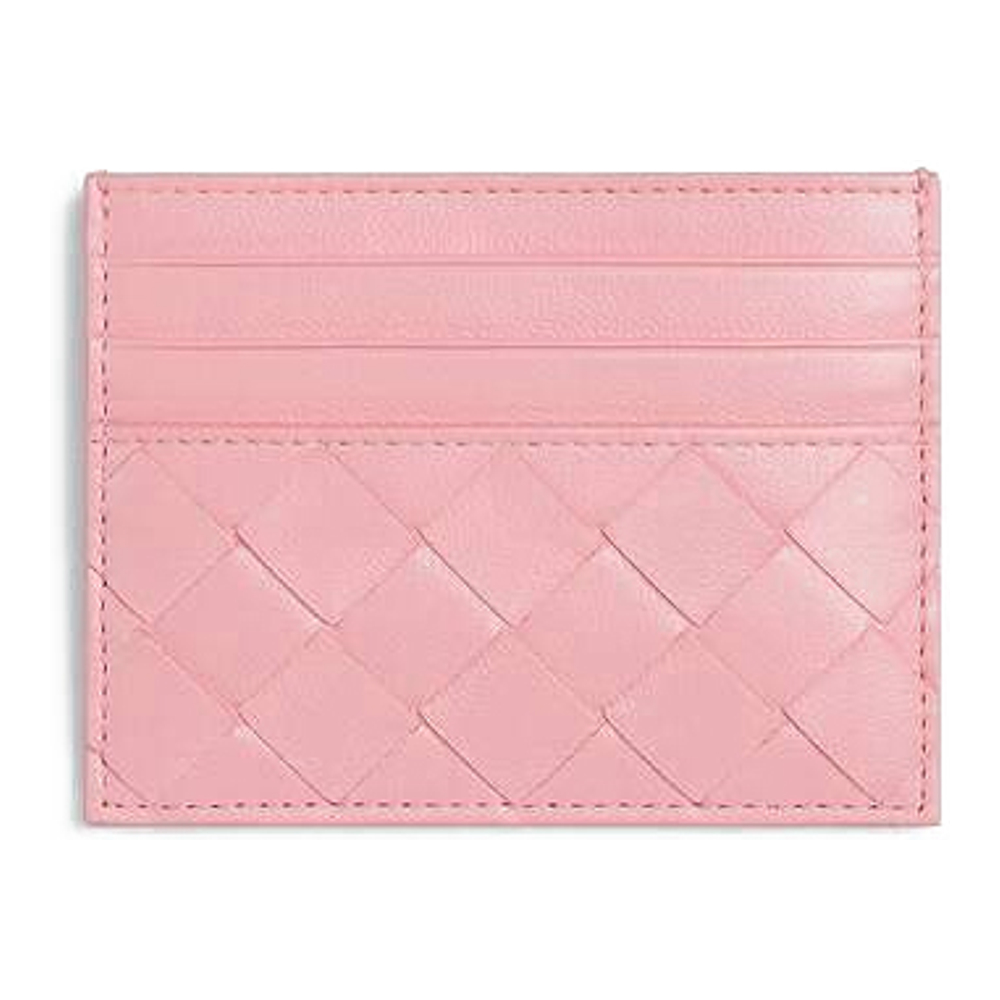 Women's 'Intrecciato Credit' Card Holder