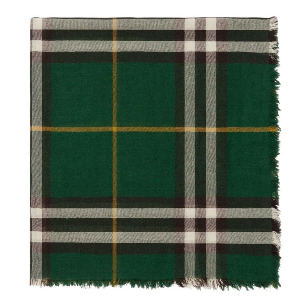 'Check' Wool Scarf