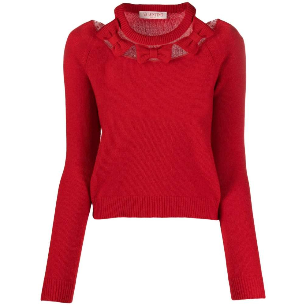 'Bow-Embellished' Pullover für Damen