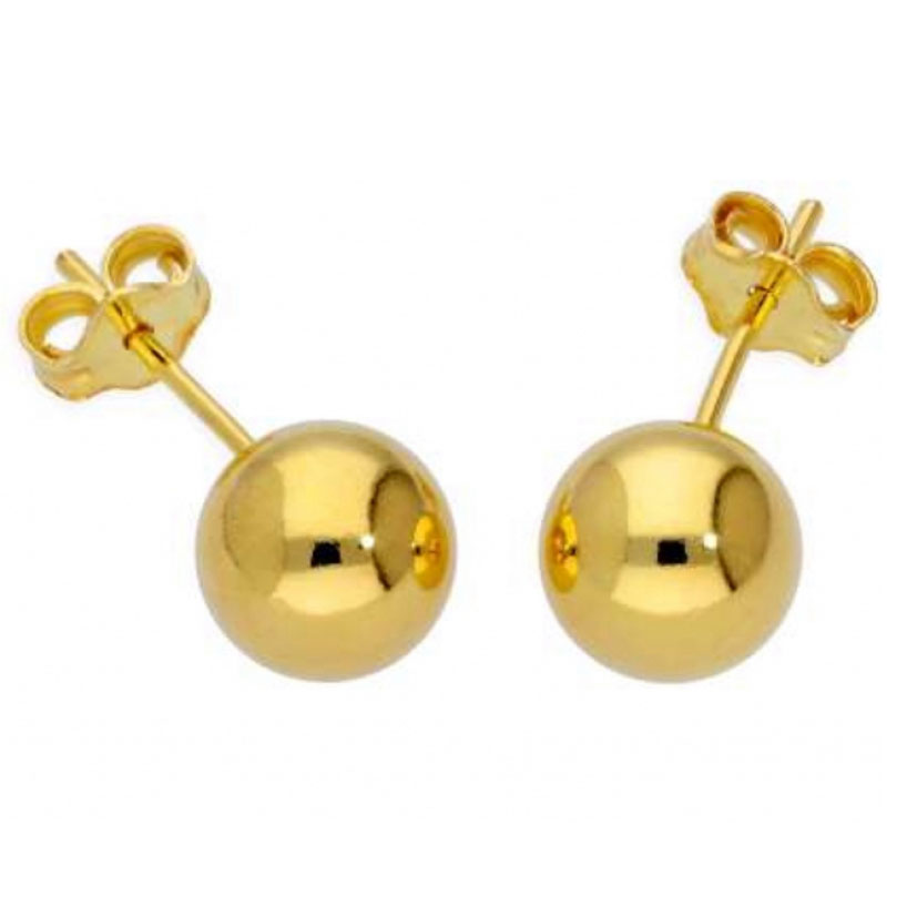 Women's 'Plished Ball Stud' Earrings