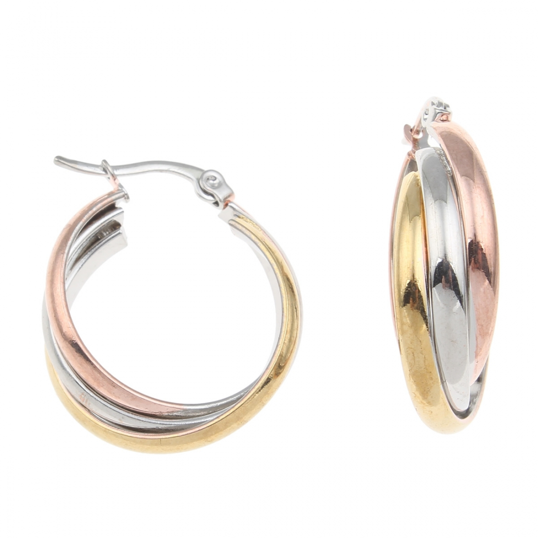 Boucles d'oreilles 'Twist Hoop' pour Femmes