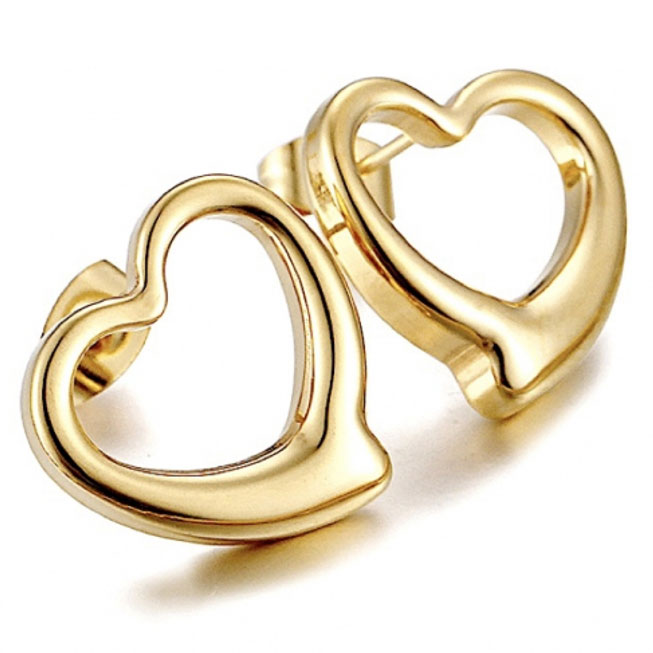 Women's 'Open Heart Stud' Earrings