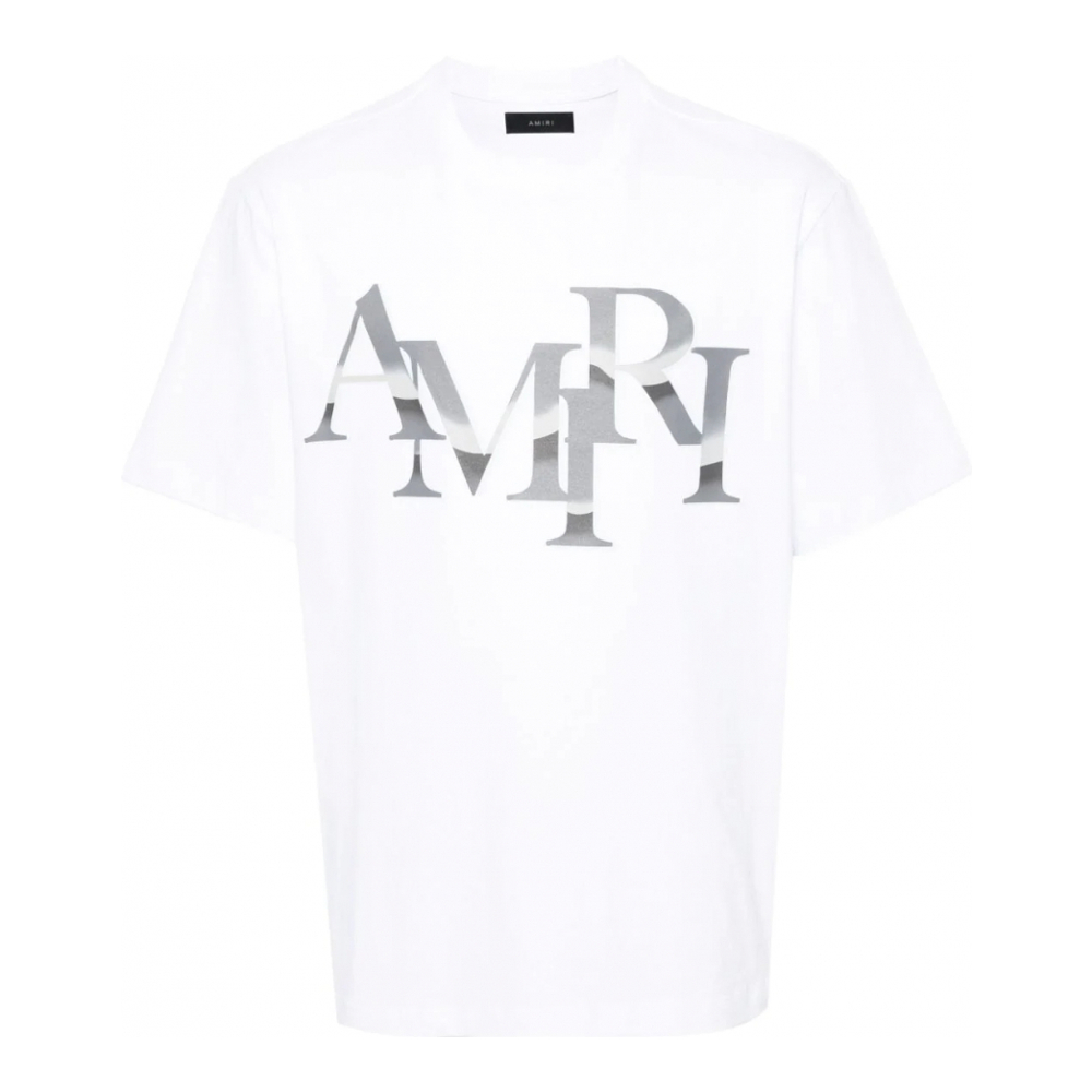 T-shirt 'Staggered Chrome' pour Hommes