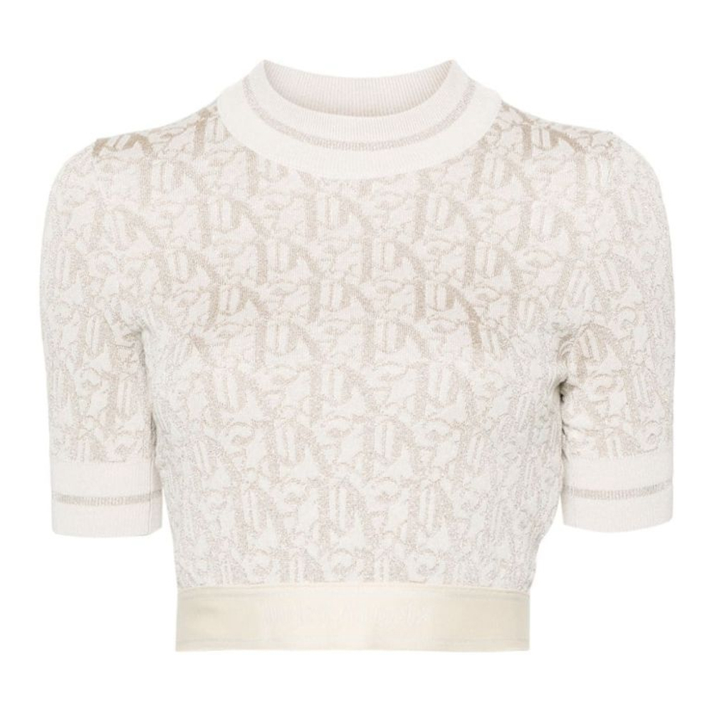 Women's 'Monogram-Jacquard' Crop Top