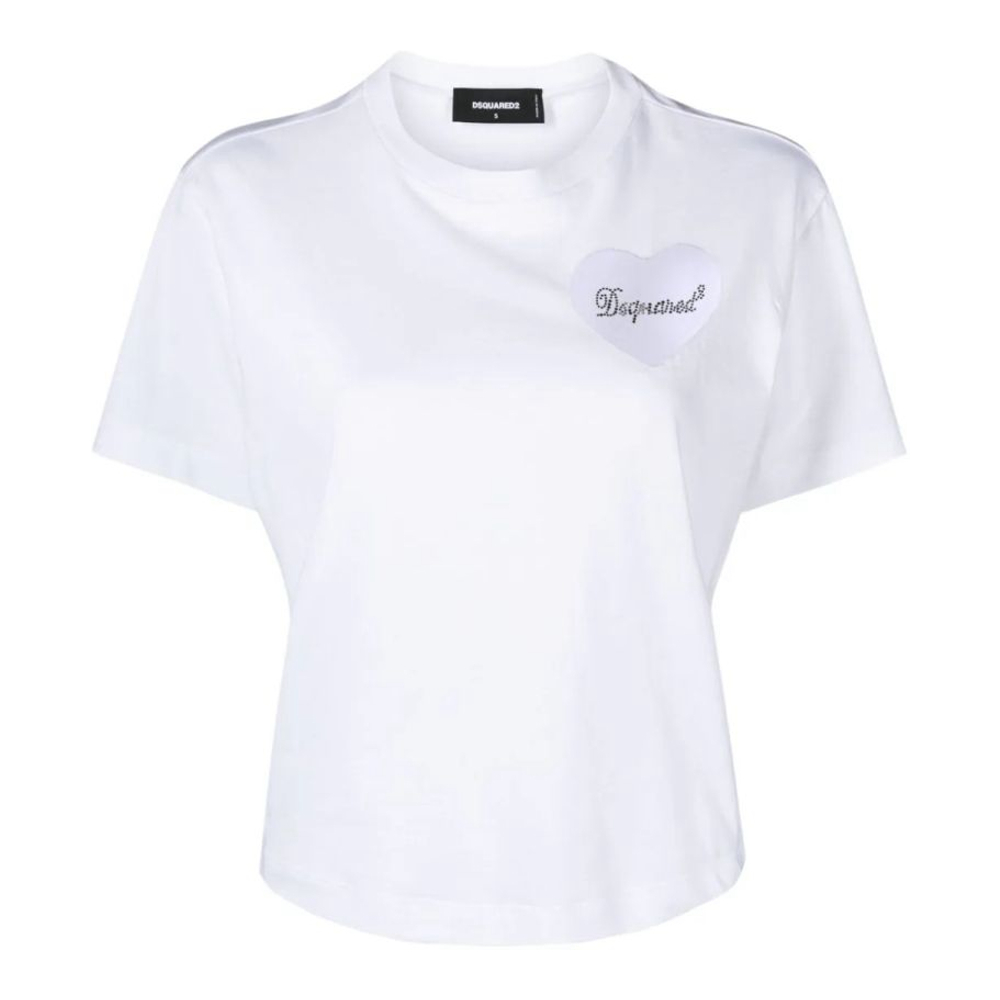 Women's 'Logo-Appliqué' T-Shirt