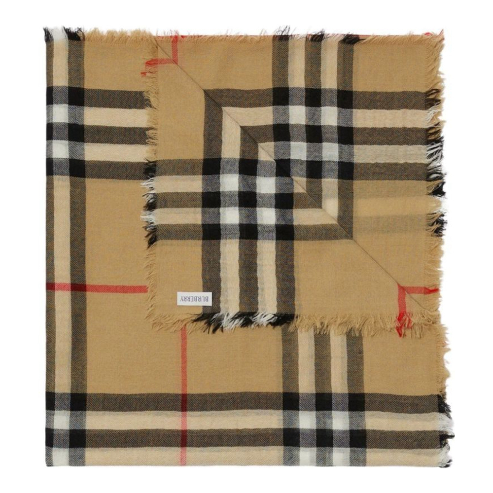 Women's 'Vintage Check' Wool Scarf